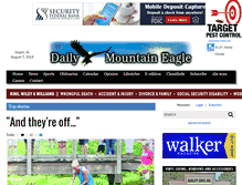 Tablet Screenshot of mountaineagle.com